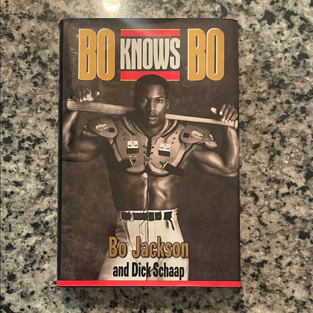 Signed Bo Knows Bo Hardcover Book